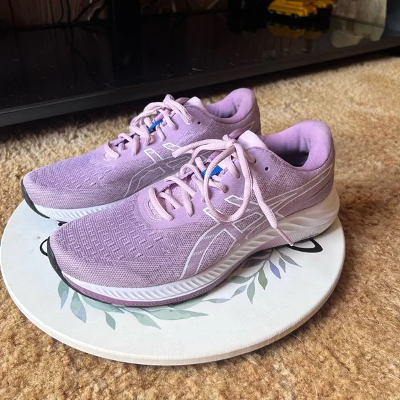 Women’s ASICS GEL-EXCITE 9 running athletes sneakers Barely Rose/White size 10. - Picture 16 of 17